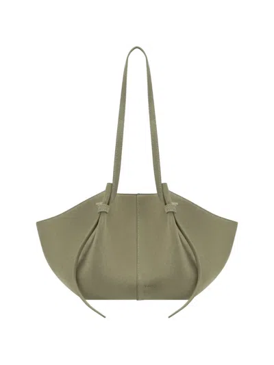 Yuzefi Double-handle Shoulder Bag In Green