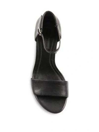 Shop Alexander Wang Abby Ankle-strap Leather Sandals In Black