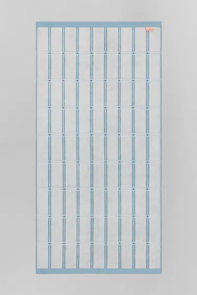 Baina Sorn Bath Towel In Blue