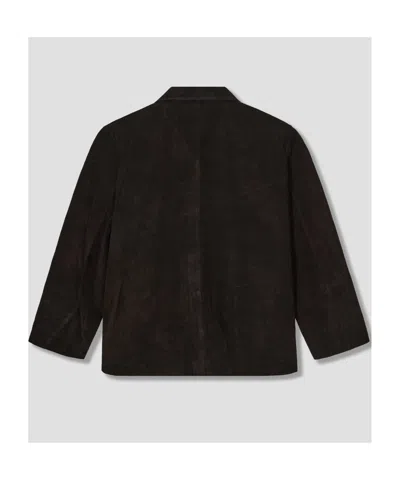 Bode Collared Shirt In Black