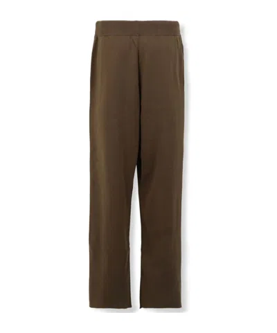 Entire Studios Elasticated Straight-leg Pants In Brown
