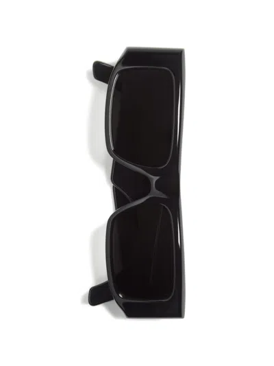 Valentino Garavani Eyewear Rectangular Acetate Eyewear In Black