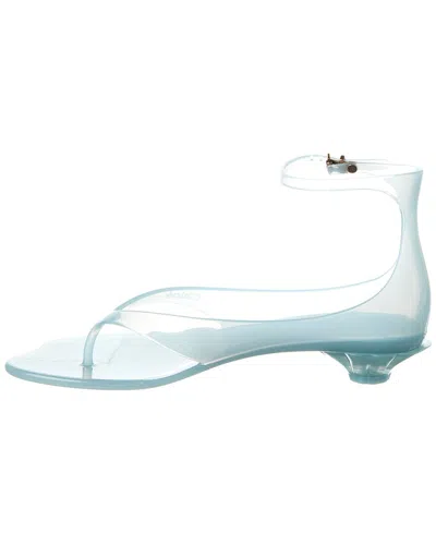 Chloé Chloe Women Pastel Light-blue Tpu Chloe Jelly Thong Sandals In Blue