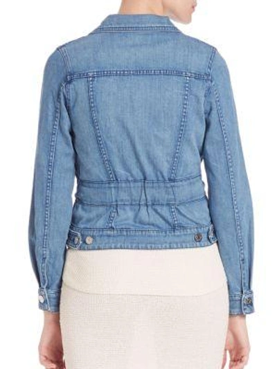 Shop Elle Sasson Diana Jacket In Blue