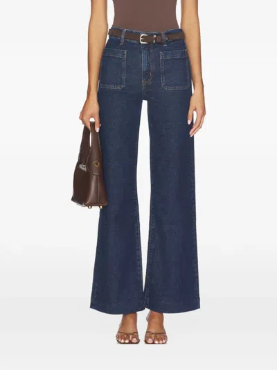 Frame Flared Jeans In Blue