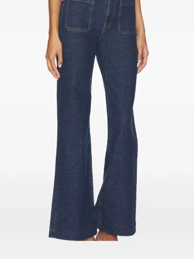 Frame Flared Jeans In Blue