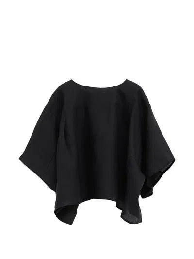Baserange Crew Neck T-shirt In Black