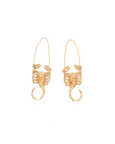Givenchy Scorpion Earrings In Gold
