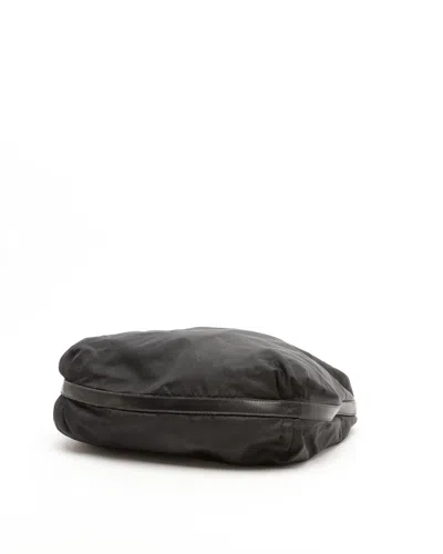 Prada Tessuto Shoulder Bag In Gray