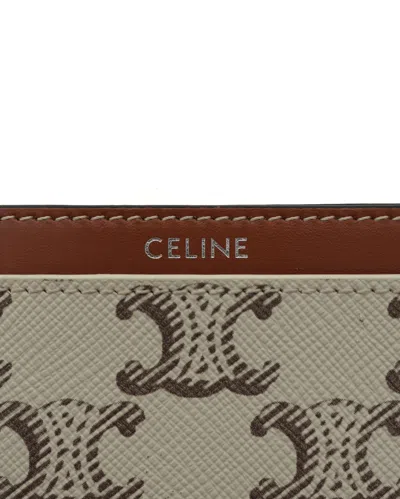 Celine Céline Triomphe Card Holder In Multi