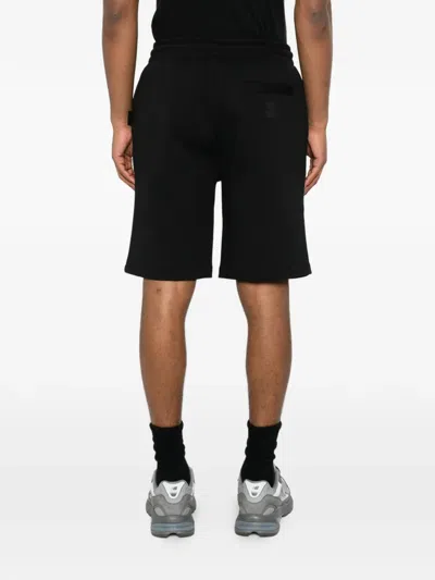 Outhere Logo-patch Drawstring Shorts In Black