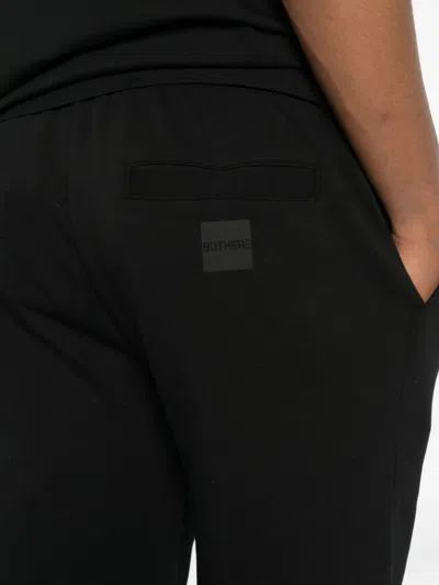 Outhere Logo-patch Drawstring Shorts In Black