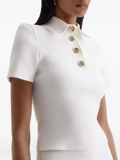Scanlan Theodore Poppy Decorative-button Shirt In White