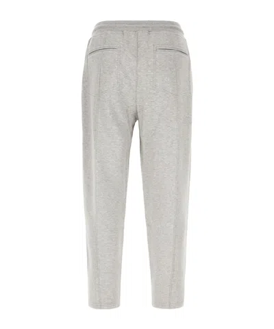 Brunello Cucinelli Drawstring Sweatpants In Gray