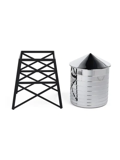 Alessi 워터 타워 푸드 컨테이너 In Gray