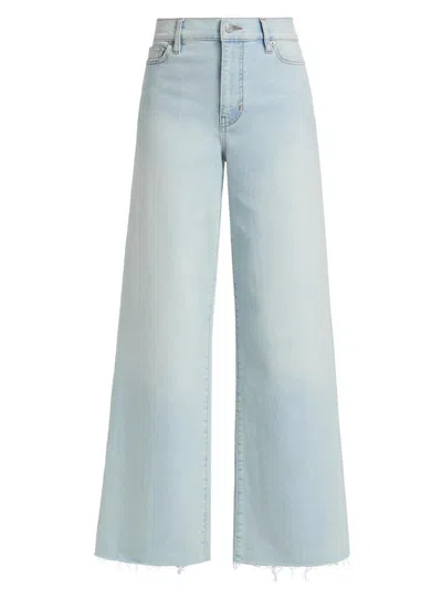 Frame Le Slim Palazzo High-rise Wide-leg Jeans In Multi