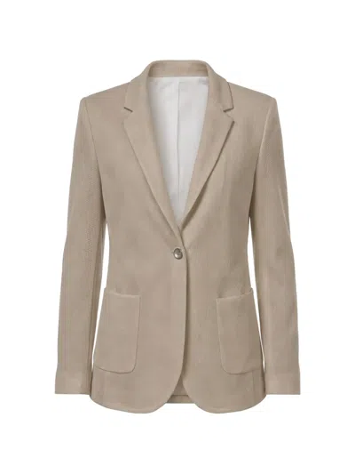 Seventy Single-breasted Patch-pocket Jacket In Brown