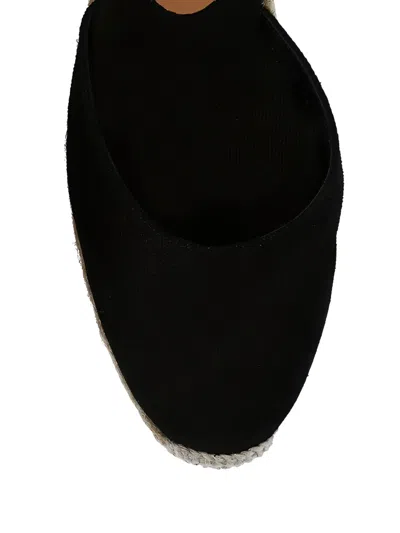 Castaã±er 카리나 웨지 에스파드리유 In Black