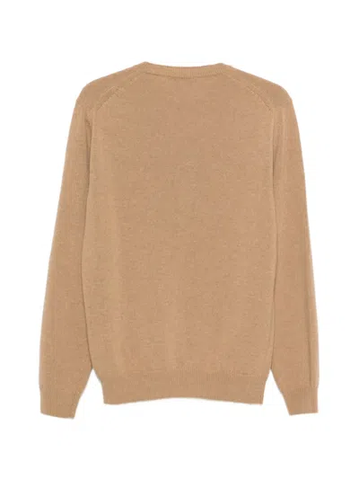 Zanone 크루넥 스웨터 In Brown