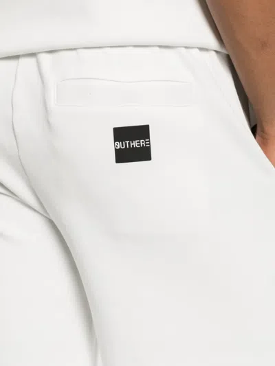 Outhere Drawstring Logo-patch Shorts In White