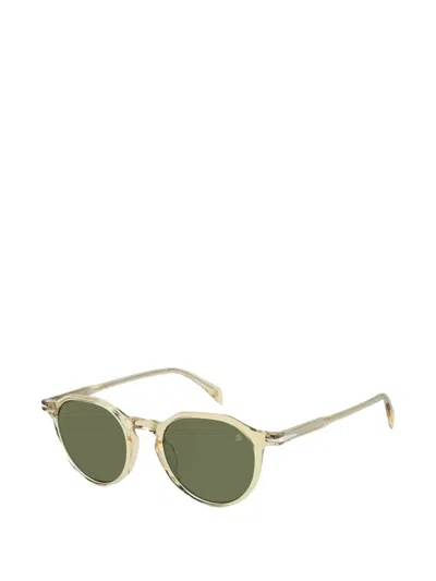 David Beckham Eyewear 라운드 프레임 선글라스