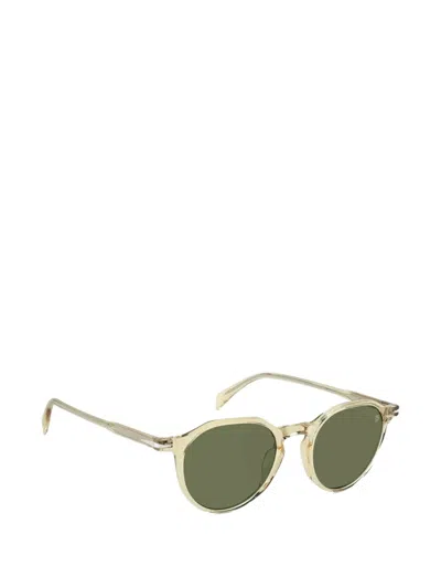 David Beckham Eyewear 라운드 프레임 선글라스