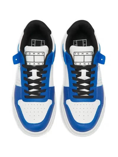 Tommy Jeans 컬러 블록 패널 스니커즈 In Blue