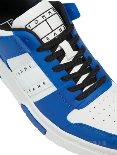 Tommy Jeans 컬러 블록 패널 스니커즈 In Blue