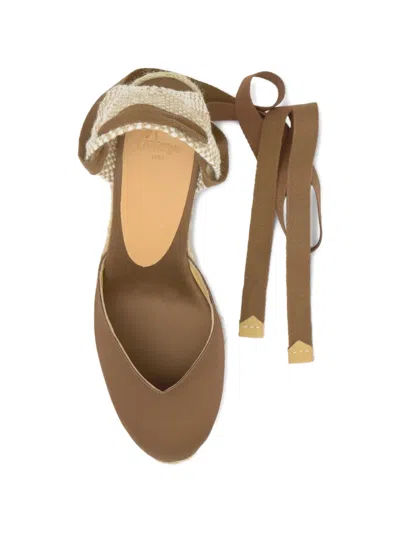 Castaã±er Chiara Tie Espadrilles In Brown