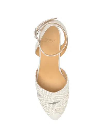 Castañer Joy Geometric-wedge Espadrilles In Neutral
