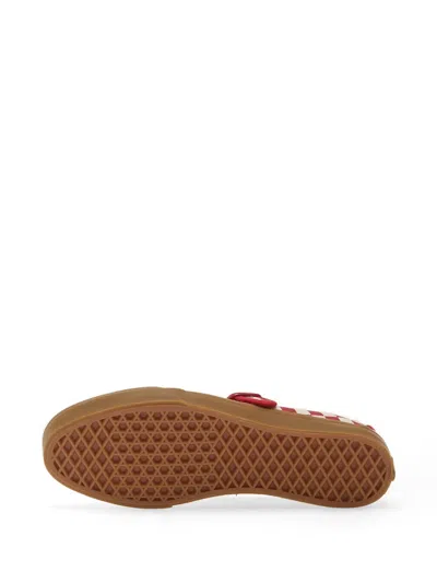 Vans Checkerboard-print Buckle-strap Espadrilles In Black