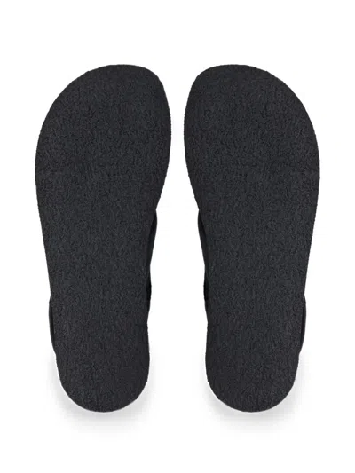 Groundies Crossover-strap Sandals In Black
