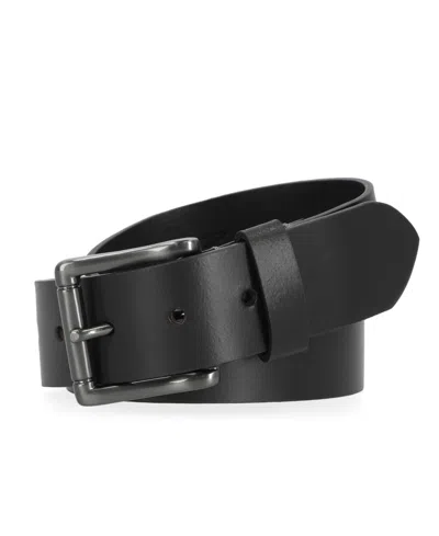 Timberland Men's Metal Tree Logo Belt In White