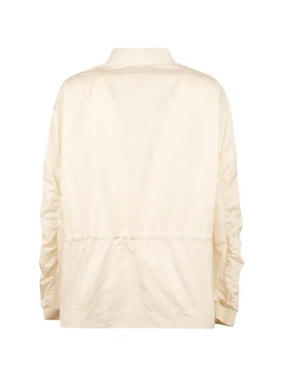 Ermanno Scervino Lace-detail Drawstring Jacket In Neutral