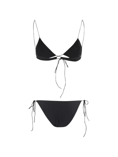 Amazuìn Cut-out Side-tie Bikini In Multi