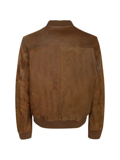 7 For All Mankind Distressed-effect Jacket In Blue