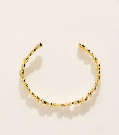 Alexis Bittar Asterales Cubic Zirconia Skinny Cuff Bracelet In 14k Gold Plated