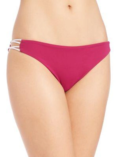 Basta Surf Zunzal Reversible Bikini Bottom In Pink