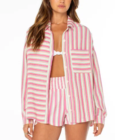Roxy Lets Get Away Top In Animal Print