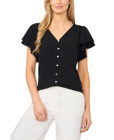 Cece Knit Top In Black