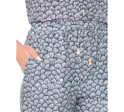 Cece Pull On Pants In Blue