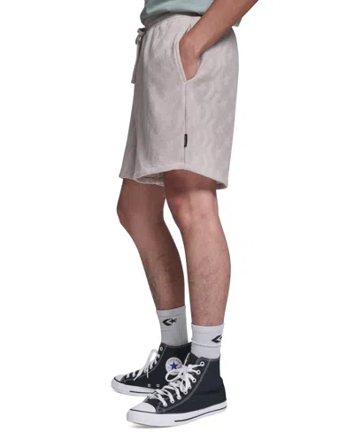Converse Men's Regular-fit Pull-on Shorts In Gray