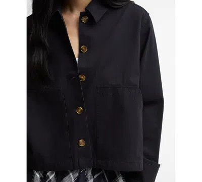 Barbour Aylesby Overshirt In Black