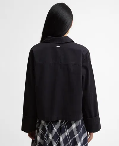 Barbour Aylesby Overshirt In Black