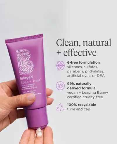 Briogeo Supreme Shine Strengthening Oil In Transparent