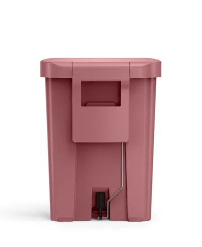 Simplehuman 45-liters Hybrid Rectangular Step Can In Pink