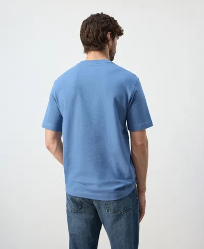 Mango Men's Regular Fit T-shirt In Blue