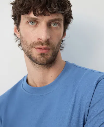 Mango Men's Regular Fit T-shirt In Blue