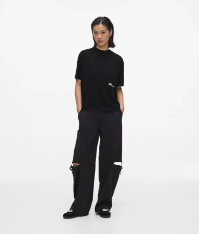 Kl Jeans Relaxed Gradient Logo T-shirt In Black