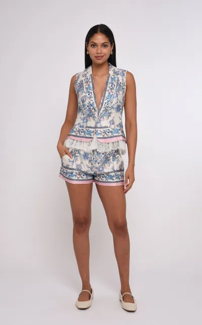 Love The Label Kaye Vest In Multi